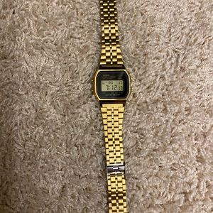 Casio Vintage Gold Digital Watch